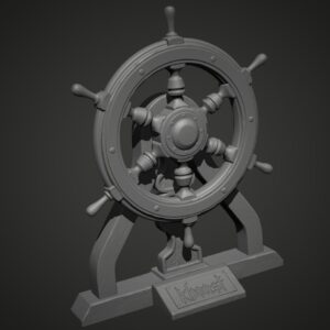 Ship wheel sculpt